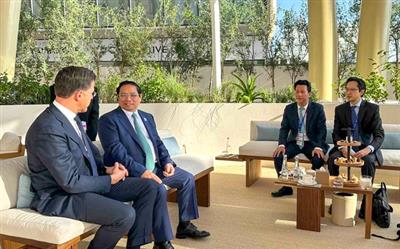 Thủ tướng Phạm Minh Chính bắt đầu các hoạt động tại Hội nghị Thượng đỉnh COP28