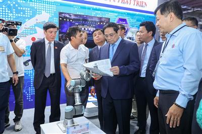 Thủ tướng Phạm Minh Chính dự lễ khánh thành Trung tâm Đổi mới sáng tạo quốc gia