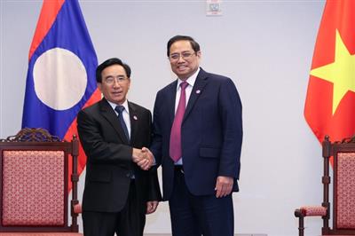 Thủ tướng Phạm Minh Chính gặp Thủ tướng Lào và tiếp xúc song phương các nhà lãnh đạo ASEAN