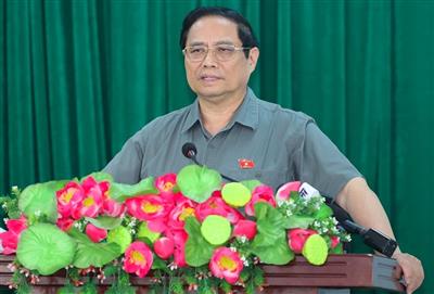 Thủ tướng Phạm Minh Chính tiếp xúc cử tri trước kỳ họp Quốc hội