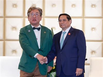 Thủ tướng tiếp Chủ tịch Ủy ban trung hòa carbon và tăng trưởng xanh Hàn Quốc