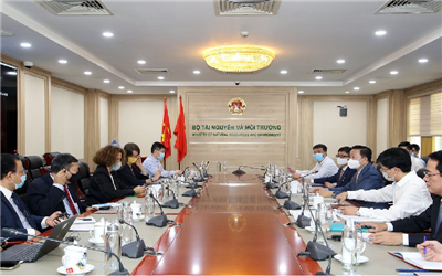 Thúc đẩy quan hệ hợp tác giữa Bộ Tài nguyên và Môi trường và Ngân hàng Thế giới trong giai đoạn mới