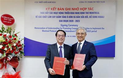 Thực hiện Nghị định thư Montreal, nội luật hóa các cam kết bảo vệ tầng ô-dôn, giảm thiểu biến đổi khí hậu