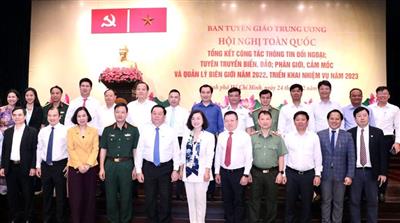 Tiếp tục nâng cao công tác thông tin đối ngoại, tuyên truyền biển, đảo, phân giới, cắm mốc và quản lý biên giới