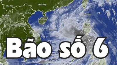 Tin mới nhất về bão trên Biển Đông: Cơn bão số 6