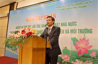 Tổ chức tập huấn nghiệp vụ văn thư, lưu trữ và bảo vệ bí mật nhà nước cho cán bộ, công chức