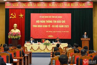 Tốc độ tăng trưởng kinh tế năm 2023 của Bắc Giang đứng đầu cả nước