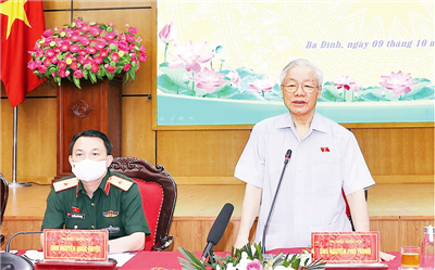 Tổng Bí thư Nguyễn Phú Trọng tiếp xúc cử tri thành phố Hà Nội