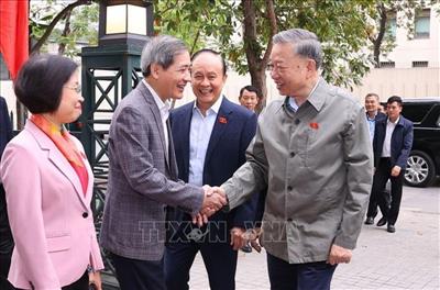 Tổng Bí thư Tô Lâm tiếp xúc cử tri Hà Nội sau kỳ họp thứ 8, Quốc hội khóa XV
