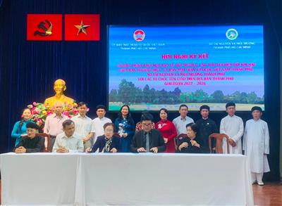 TP.Hồ Chí Minh: Nhân rộng mô hình tôn giáo tham gia bảo vệ môi trường