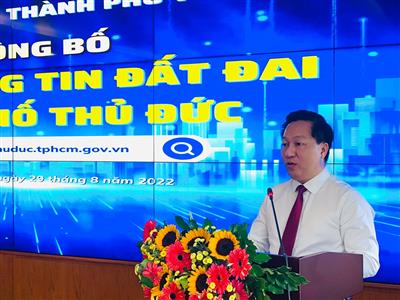 TP. HCM: Ra mắt Trang thông tin đất đai TP. Thủ Đức