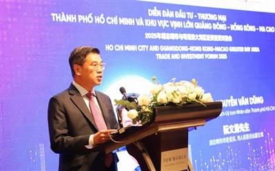 Thúc đẩy hợp tác chiến lược TP. Hồ Chí Minh và Vùng Vịnh lớn Trung Quốc
