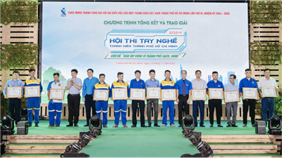 Trao giải cuộc thi “Bàn tay vàng vì Thành phố sạch, xanh”