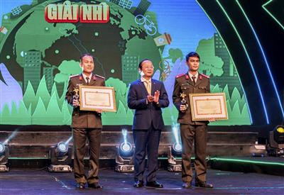 Trao giải phóng sự truyền hình về lực lượng Công an nhân dân với môi trường và biến đổi khí hậu