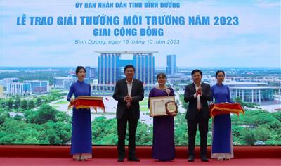 Trao Giải thưởng Môi trường tỉnh Bình Dương năm 2023