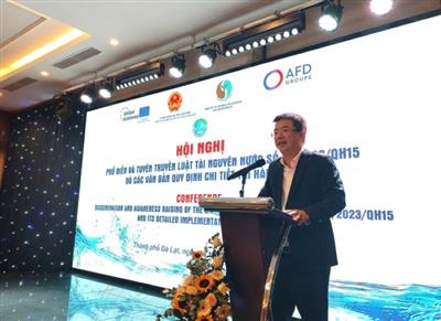 Triển khai các quy định của Luật Tài nguyên nước liên quan đến lĩnh vực thủy lợi