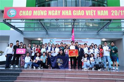 Trường Đại học TN&MT Hà Nội: Sôi nổi các hoạt động văn nghệ thể thao chào mừng ngày Nhà giáo Việt Nam 20/11