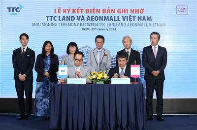 TTC Land và AeonMall Việt Nam ký kết biên bản ghi nhớ