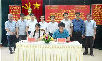 Tuyên Quang: Ký kết chương trình phối hợp về quản lý đất đai