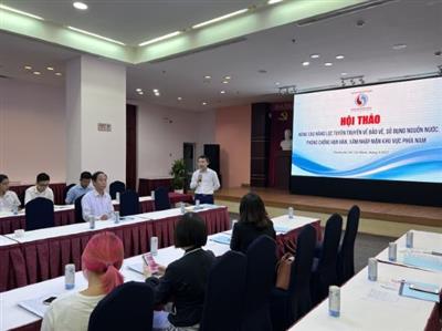 Tuyên truyền về bảo vệ, sử dụng nguồn nước khu vực phía Nam