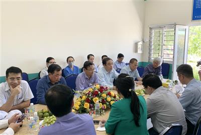 Uỷ ban Khoa học, Công nghệ & Môi trường khảo sát dự án thích ứng biến đổi khí hậu tại Bình Định