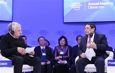 'Việt Nam: Định hướng tầm nhìn toàn cầu' - phiên đối thoại điểm nhấn tại WEF Davos