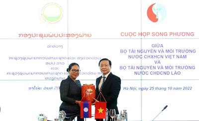 Việt Nam - Lào thúc đẩy hợp tác toàn diện trong lĩnh vực TN&MT