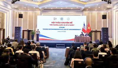 Việt Nam và Pháp chia sẻ kinh nghiệm về xử lý môi trường, sử dụng hiệu quả các nguồn nước