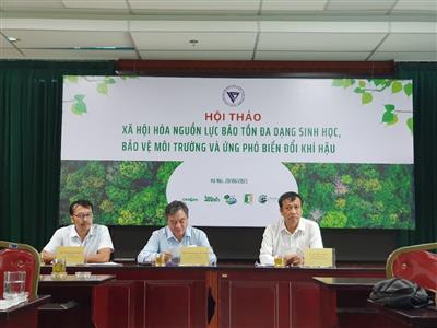 Xã hội hóa nguồn lực bảo tồn đa dạng sinh học, bảo vệ môi trường và ứng phó biến đổi khí hậu