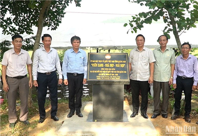 Xây dựng “Vườn xanh-Nhà đẹp-Ngõ đẹp” tại vùng căn cứ địa cách mạng Linh Cang