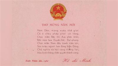 Xúc động nghe thơ và thư chúc Tết Nhâm Dần của Bác Hồ 60 năm trước