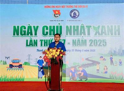 Phát động “Ngày Chủ nhật xanh” - Phong trào hành động vì môi trường của toàn xã hội