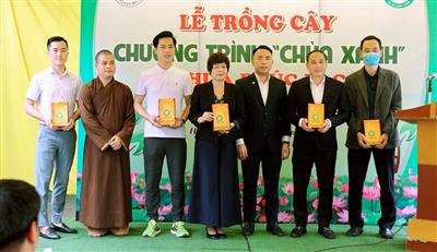 Chương trình "Chùa xanh" trồng cây tại chùa Phúc Lạc, Hà Nam