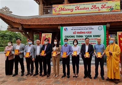 Chương trình Chùa xanh trồng 1008 cây tại chùa Quỳnh Lâm, Quảng Ninh