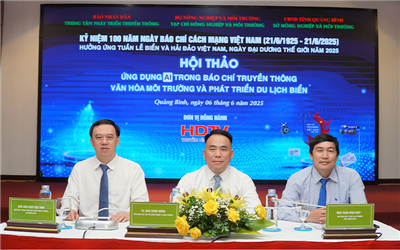 Tạp chí Nông nghiệp và Môi trường tổ chức thành công Hội thảo 'Ứng dụng AI trong báo chí truyền thông văn hoá môi trường và phát triển du lịch biển" tại Quảng Bình