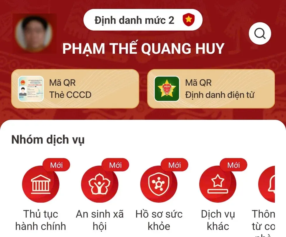 Hướng dẫn cách góp ý dự thảo Văn kiện Đại hội XIV của Đảng thông qua VNeID - 1