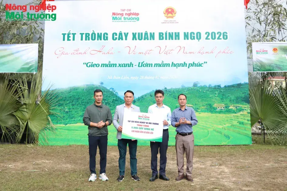 Gieo mầm xanh ở Bản Liền: Lan tỏa thông điệp hạnh phúc từ Tết trồng cây