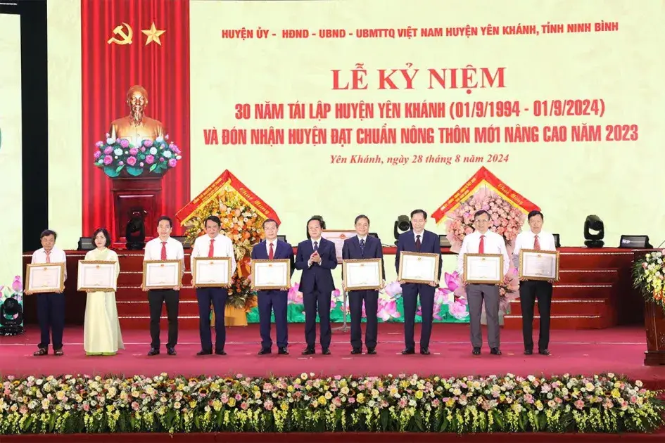 Yên Khánh tiếp tục nâng cao các tiêu chí nông thôn mới