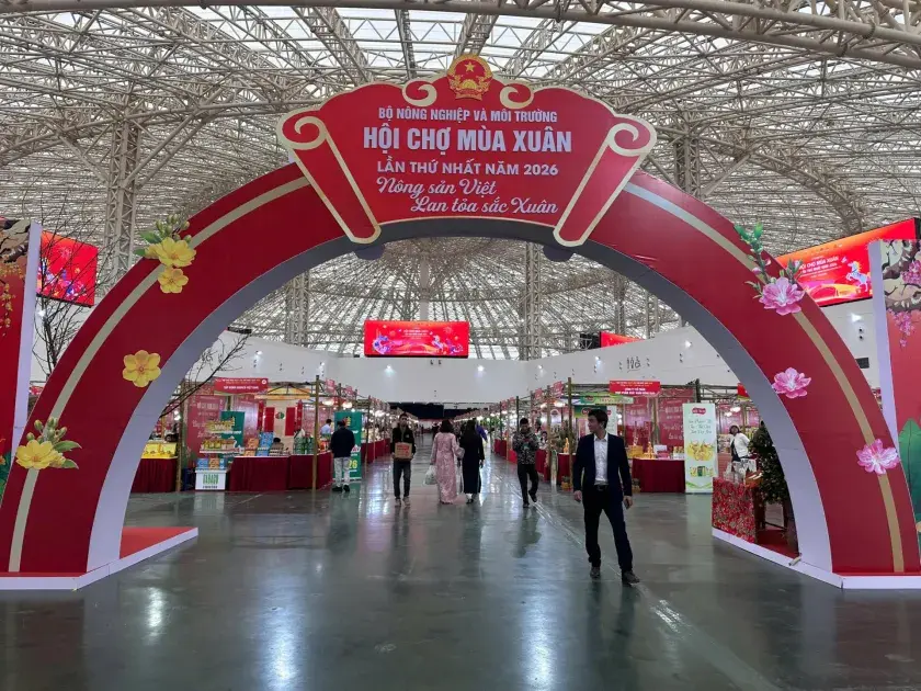 Nông sản Việt – Lan tỏa sắc Xuân: Không gian hội tụ giá trị xanh tại Hội chợ Mùa Xuân 2026