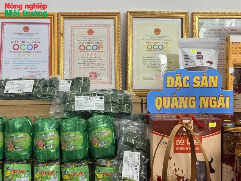 Quảng Ngãi có 535 sản phẩm OCOP còn thời hạn