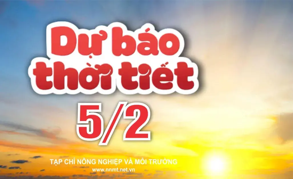 Thời tiết ngày 5/2: Cả nước nắng đẹp