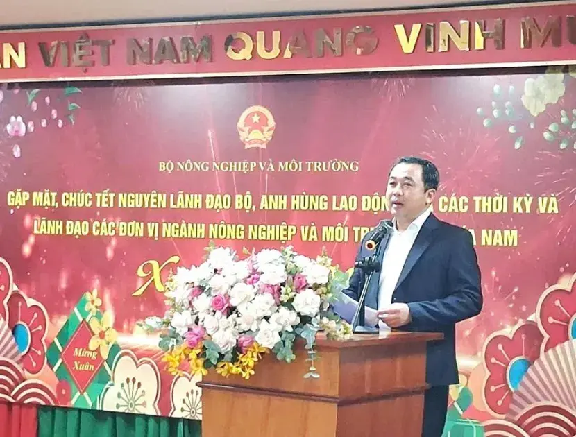 Bộ trưởng Trần Đức Thắng gặp mặt, chúc tết nguyên lãnh đạo Bộ và các đơn vị ngành nông nghiệp và môi trường phía Nam