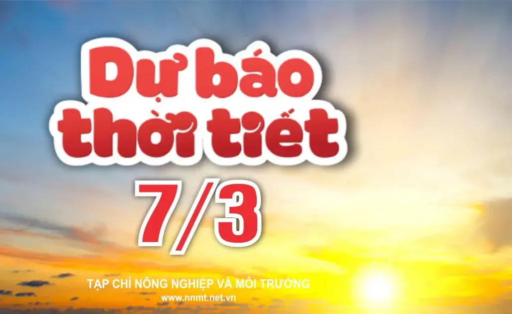 Thời tiết ngày 7/3: Cả nước nắng đẹp