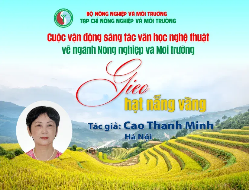 Cao Thanh Minh - Những vần thơ gửi gắm tình yêu với đất và người