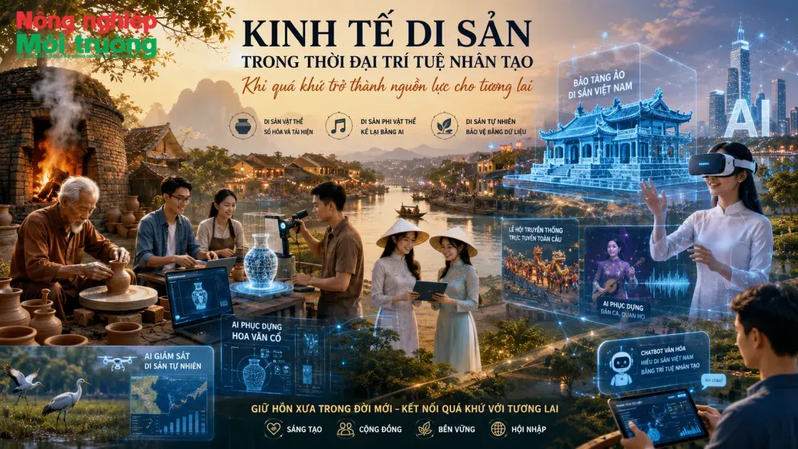 Kinh tế di sản trong thời đại trí tuệ nhân tạo: Khi quá khứ trở thành nguồn lực cho tương lai