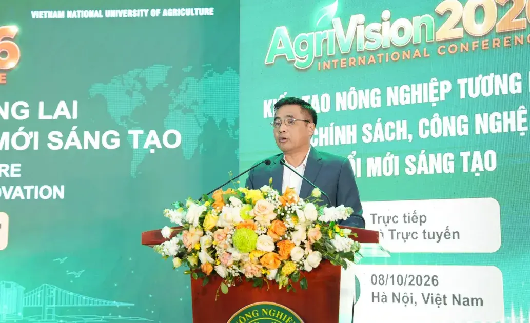 Hội thảo quốc tế AgriVision2026: “Kiến tạo nông nghiệp tương lai từ chính sách, công nghệ và đổi mới sáng tạo”