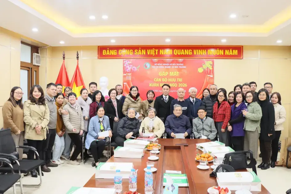 Tạp chí Nông nghiệp và Môi trường gặp mặt cán bộ hưu trí Xuân Bính Ngọ 2026