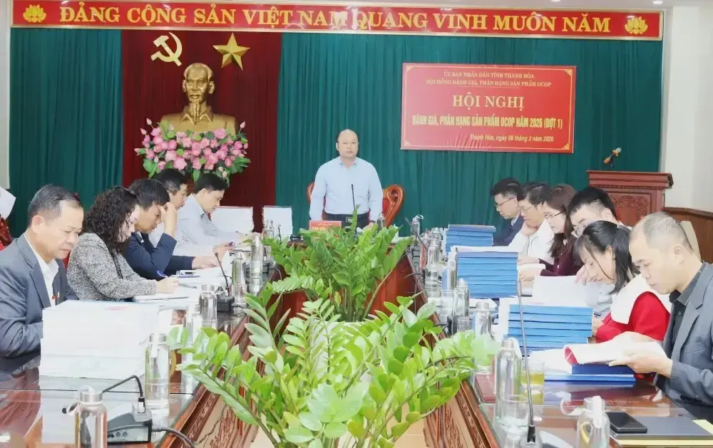 Thanh Hóa đánh giá, phân hạng 17 sản phẩm OCOP đợt 1 năm 2026