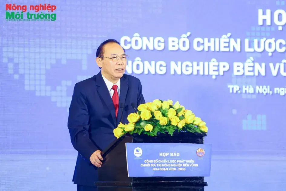 Công bố chiến lược phát triển chuỗi giá trị nông nghiệp bền vững giai đoạn 2026 - 2036