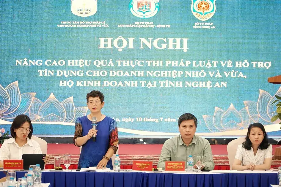 Nghệ An: Nâng cao hiệu quả thực thi pháp luật về hỗ trợ tín dụng cho doanh nghiệp nhỏ và vừa, hộ kinh doanh